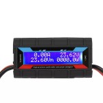 Voltmetru, Wattmetru si ampermetru, multifunctional, multimetru digital, 4.8 - 60 V, 150 A, foarte precis, de culoare negru